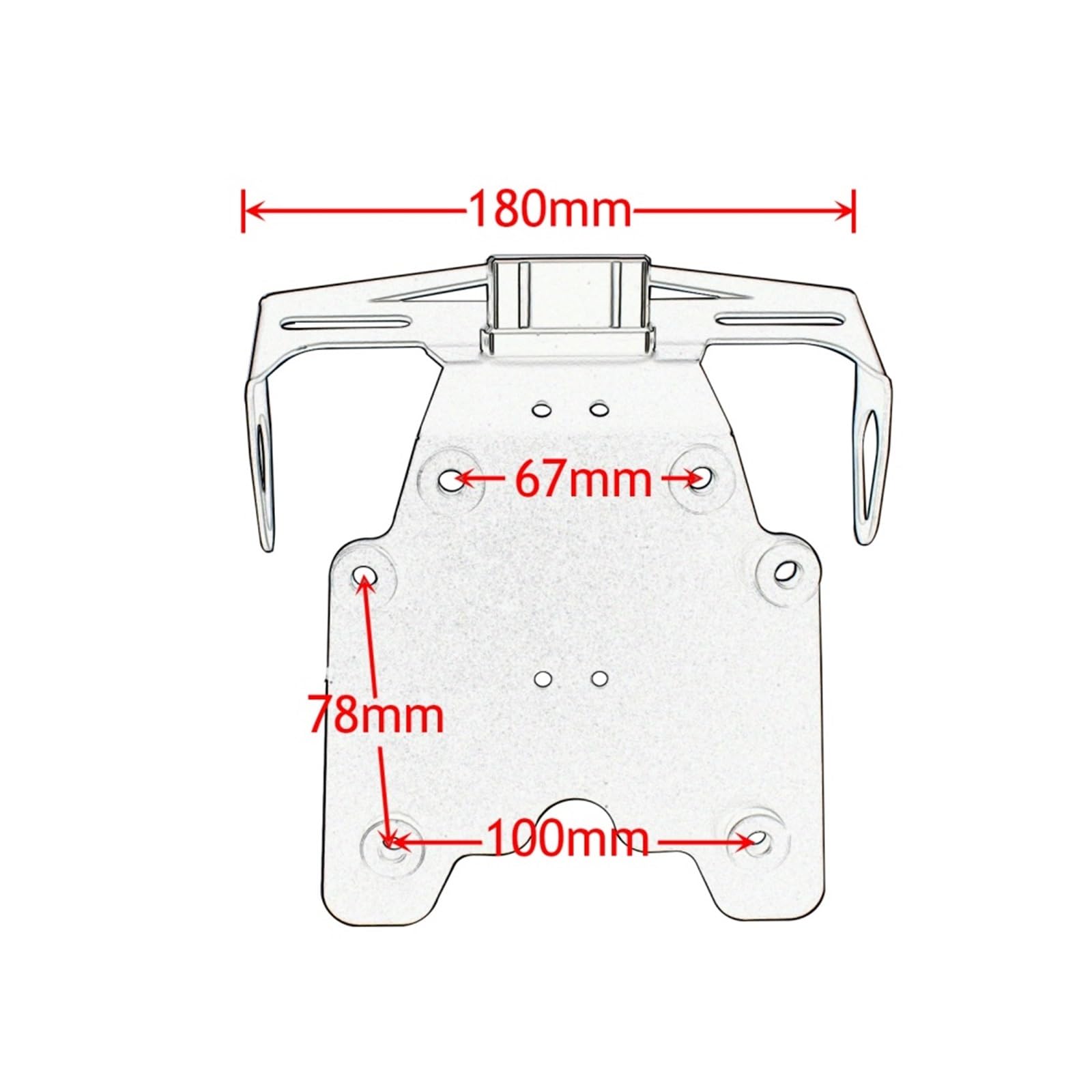 Portatarga Per Y&amaha Tenere 700 2019-2025 2023 Tenere700 XTZ700 Accessori Per Moto