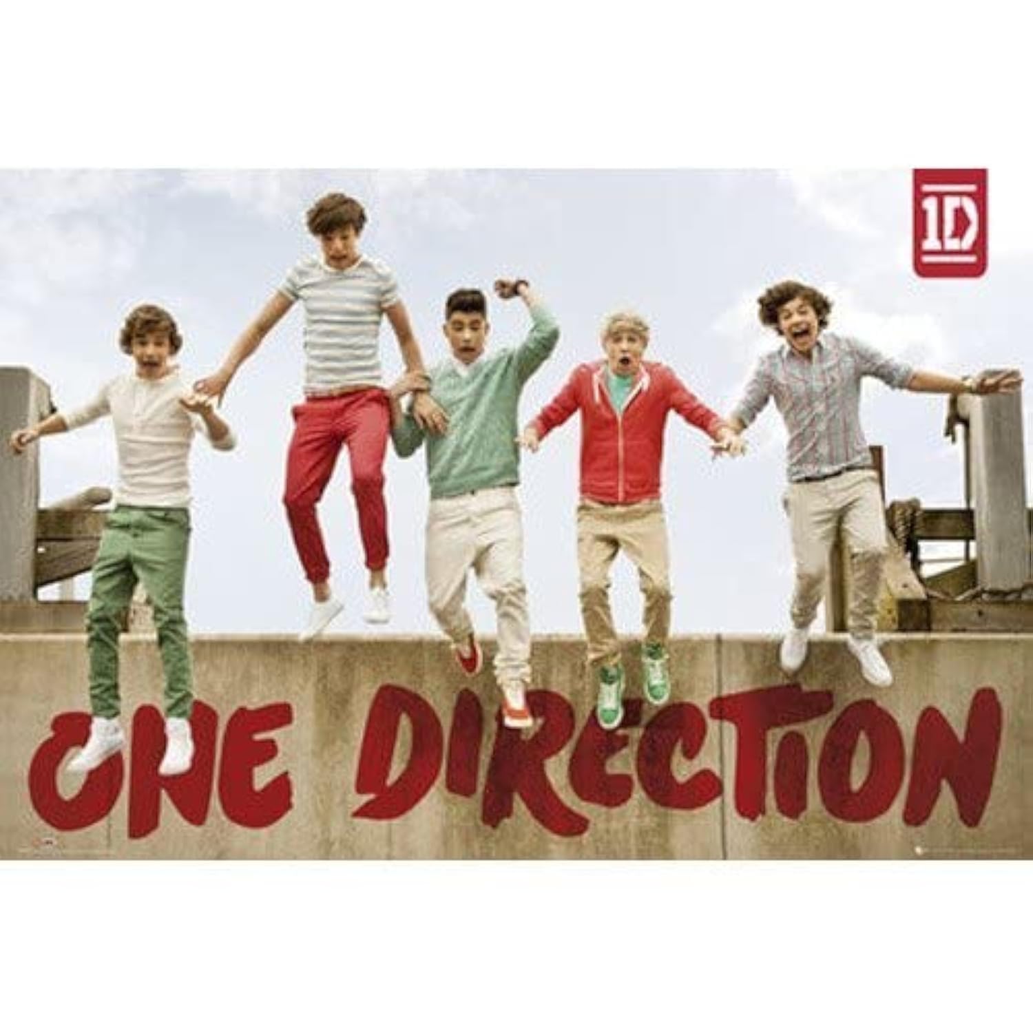 One Direction Poster 11x17 Inch 28x43cm Wall Mounted Living Room Bedroom Music Poster