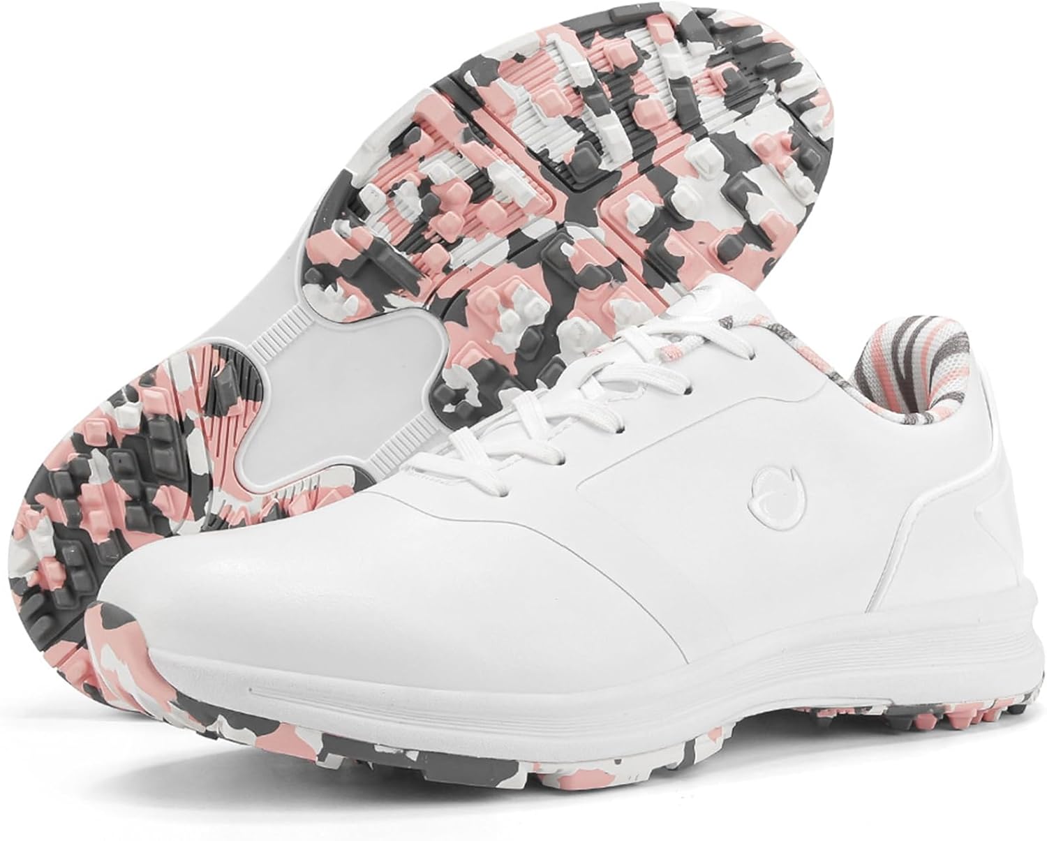 Womens Golf Shoes Waterproof Professional Spikeless Golf Trainning Shoes Non-Slip Outdoor Casual Breathable Classic