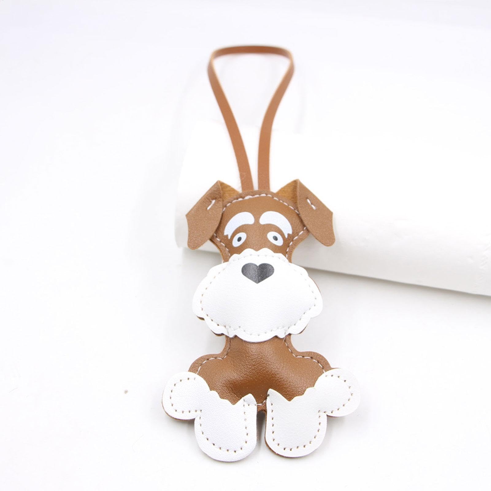 Borsa per cani, charme, borsa per animali in pelle, con ciondolo a forma di cucciolo, in pelle PU, per donne e ragazze
