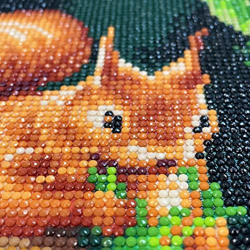AIRDEA Squirrel Diamond Painting Kits for Adults Beginners, 5D DIY Animal Diamond Art Kits for Kids Round Full Drill Squirrel Diamond Painting Gem Art Painting for Home Wall Decor 11.8x15.7 inch