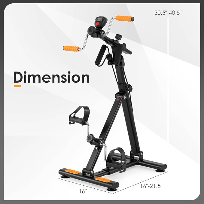 Pedal de ejercicio Goplus para personas mayores miniatura 8