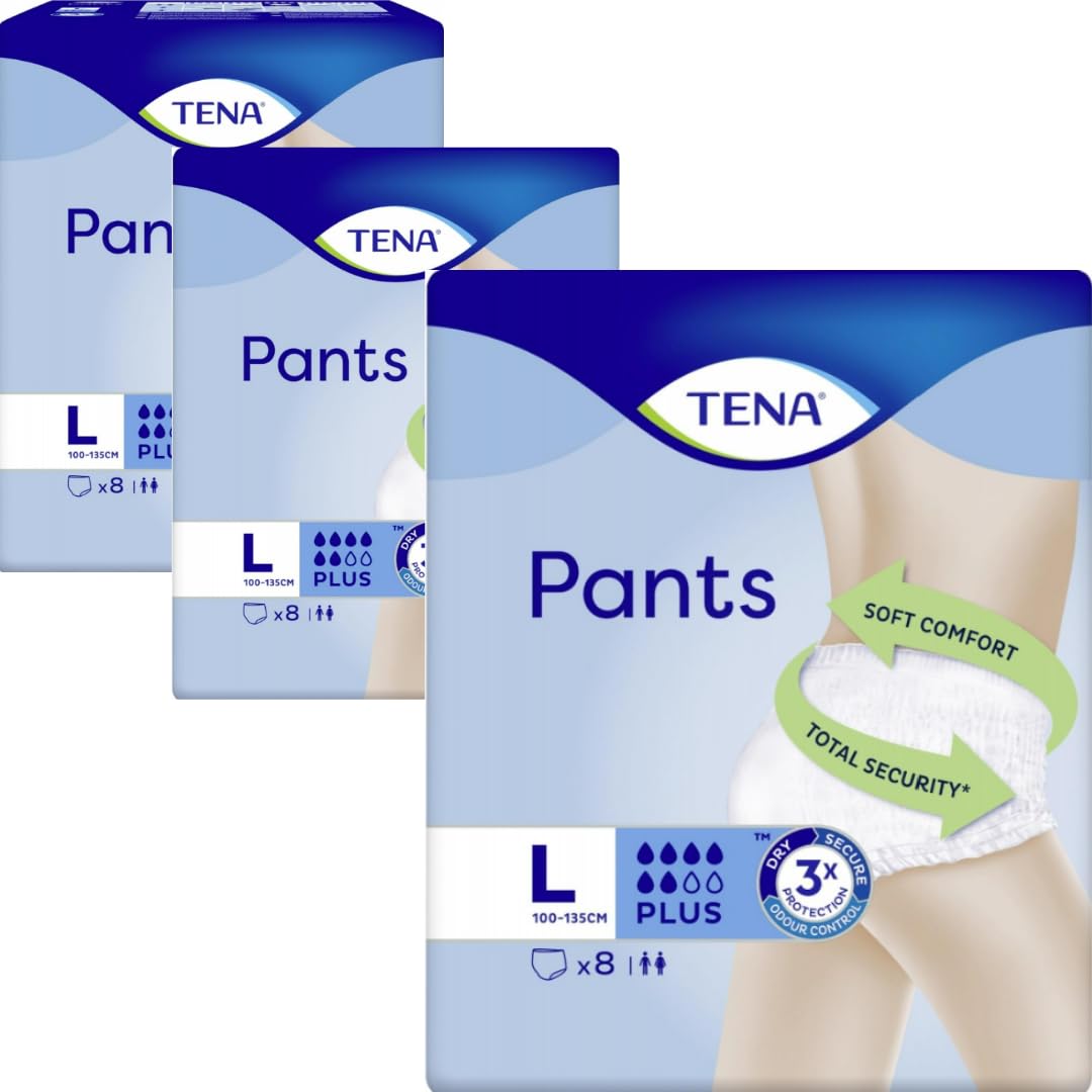 Pants Plus Large Pads Damenbinden 8 STÜCK x 3 Packungen