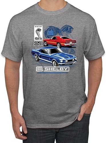 Shelby GT 500 Cobra Ford Motors Official Gift for Men Cars and Trucks Men's Graphic T-Shirt