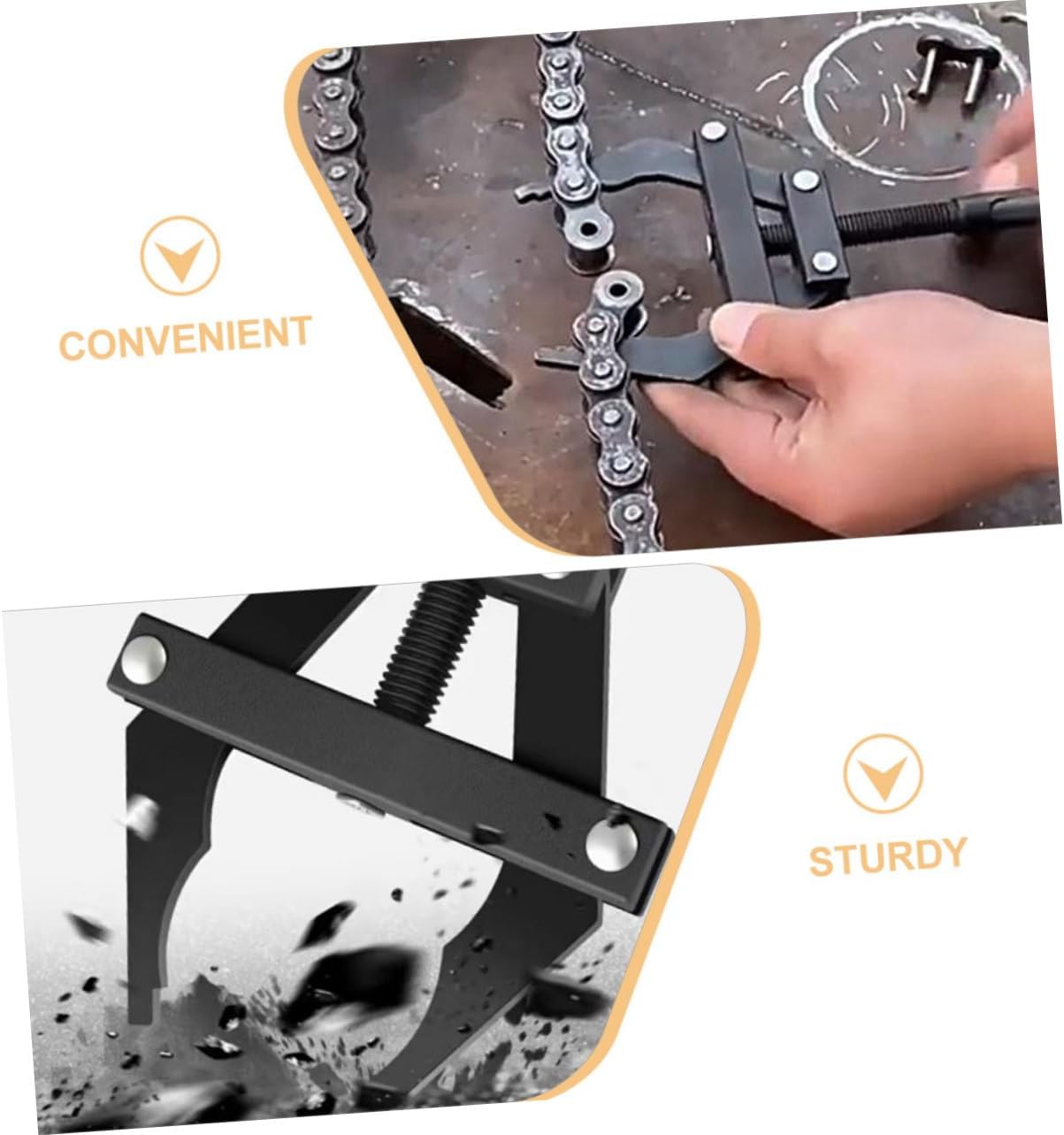 Chain Tensioner Tool for Motorcycles Multi Purpose Gear Chain Fastener Easy to Use Chain Adjuster for Various Durable and Practical Design for Efficient Chain