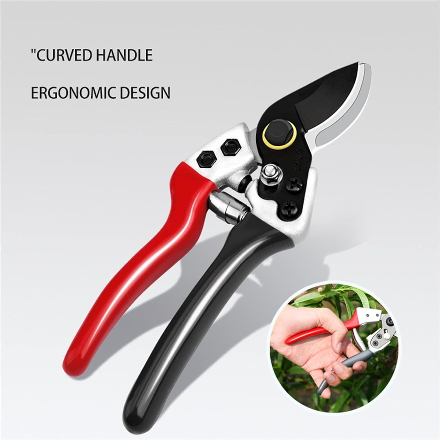 SK5 Garden Pruning Shears Hand Gardening Plant Scissor Sharp No Rust Easy to Cut Thick Branches Tree Trimmers Secateurs Easy Pruners Garden Tools (Color : J)