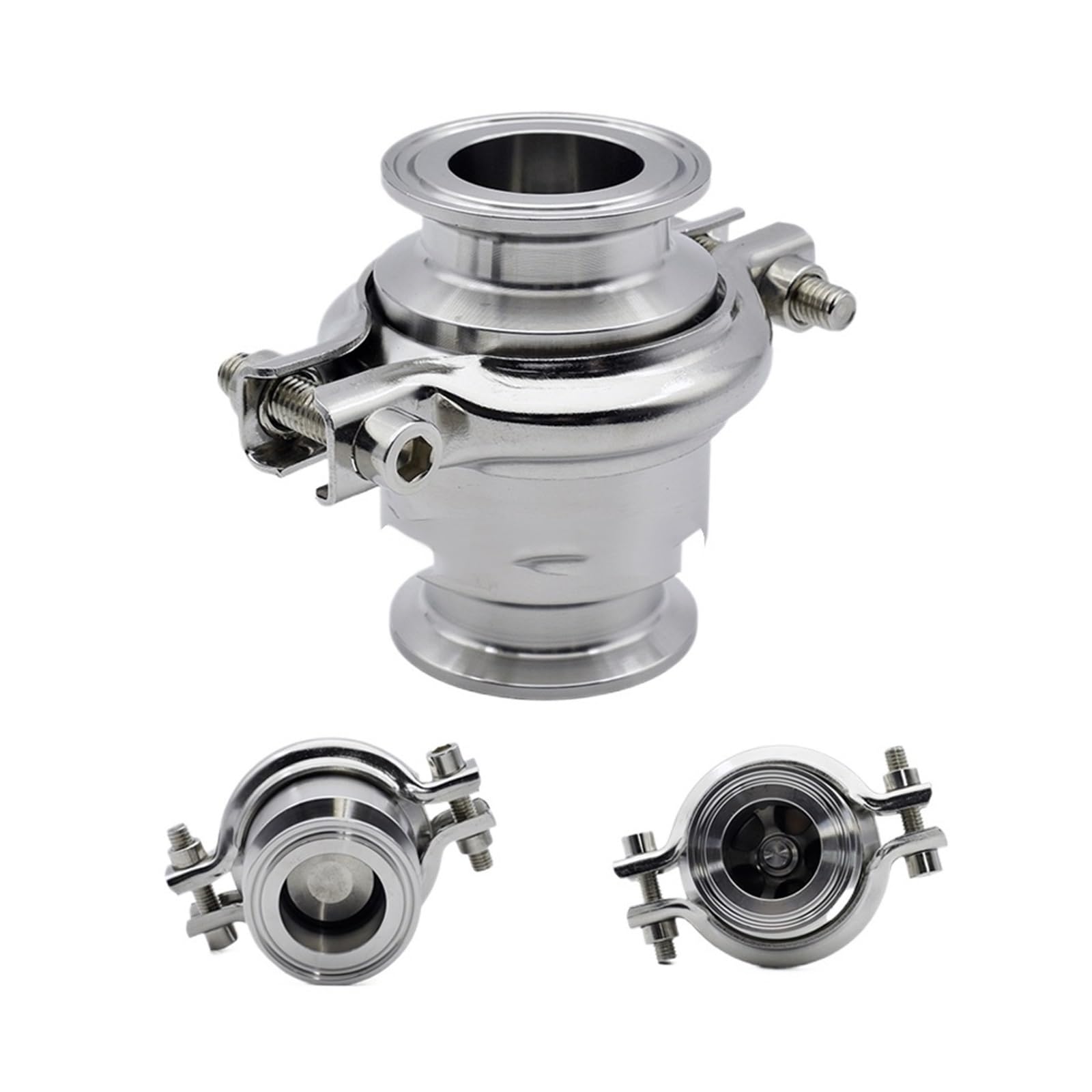 Clapet anti-retour vertical inox protégeant les circuits de laiterie