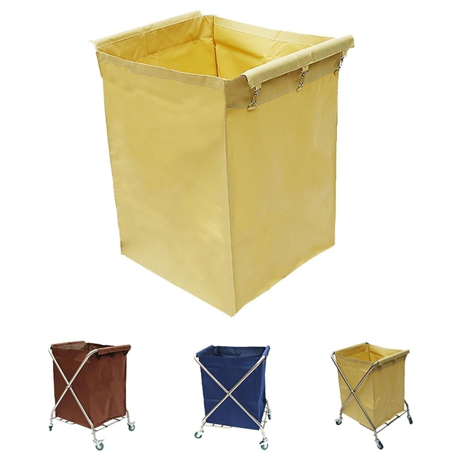 Sac de remplacement pour chariot à linge en tissu Oxford imperméable - Grand modèle robuste