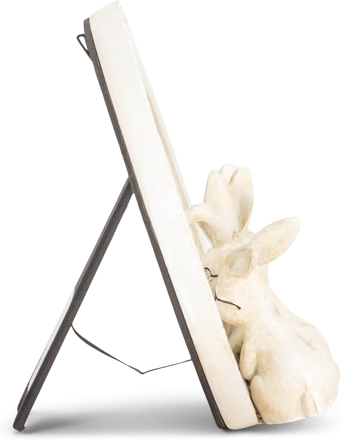 RABBITS WITH GLASSES DECOR MIRRORED 8.25" by RAZ Imports, Inc