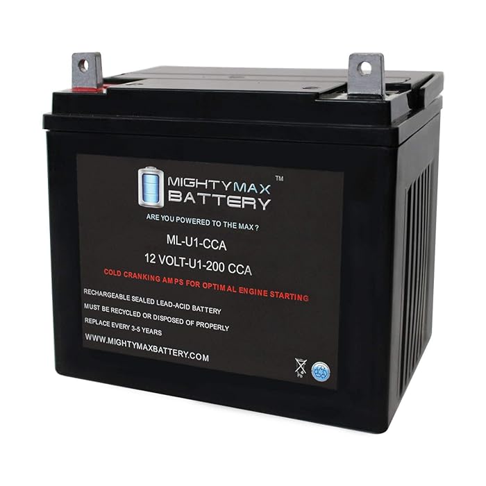 Buy MLU1 12V 200CCA Battery for Poulan P01538 230CCA Lawn Tractor
