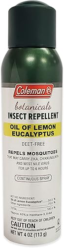 Miniatura 5 de Coleman Paquete de aerosol repelente de insectos SkinSmart Non-DEET y Botanicals Non-DEET Lemon Eucalyptus Sprays