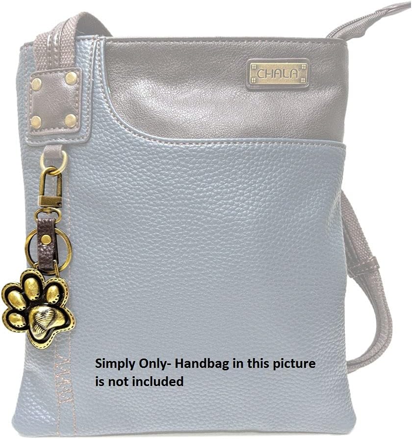 CHALA Group Chala Handbags Sunflower Cellphone Crossbody Handbag for Flower Lovers Gift (Sunflower Handbag and Metal Sunflower Keyfob Combo)