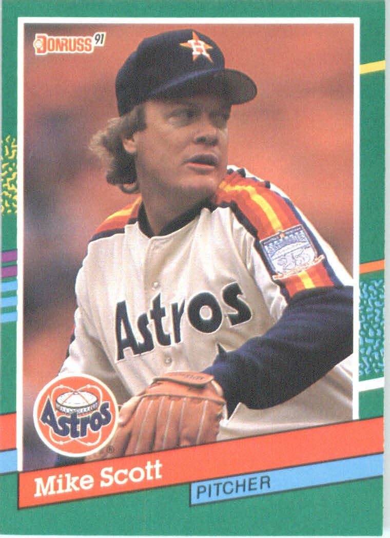 1991 Donruss 483 Mike Scott Houston Astros Baseball Card Amazon.ca Sports & Outdoors