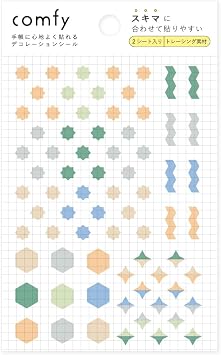 Iroha Publishing Comfortable Notebook Sticker Sukima Orange GCF-08