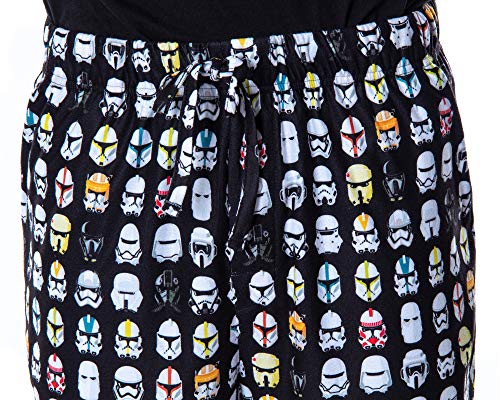 Star Wars Men's Ultimate Stormtrooper Head Allover Pattern Sleep Pajama Pants3