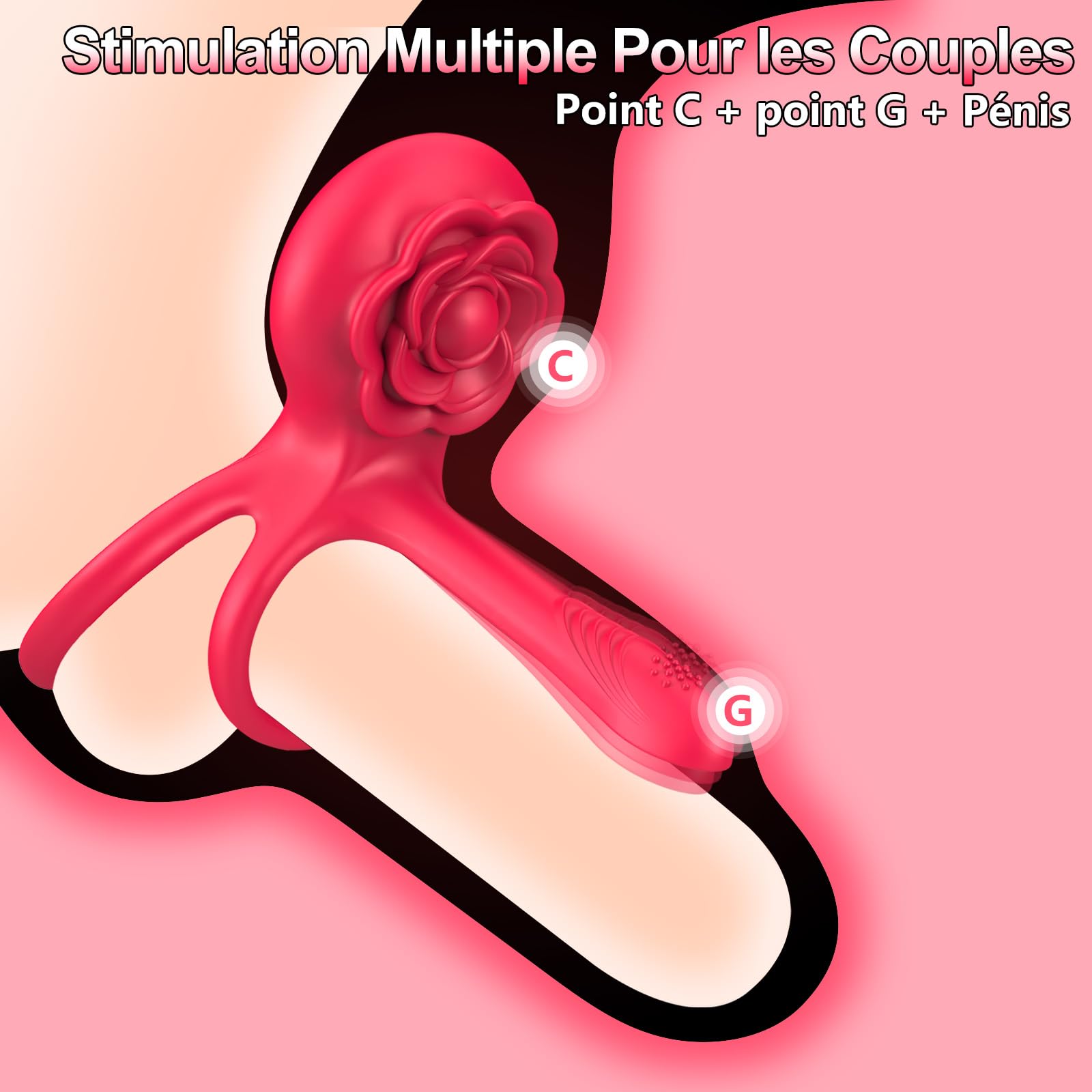 Sex Toys Anneaux de Pénis Set - 3 en 1 Anneau Vibrant Pénis Clitoridienne avec 6 Anneau Penien - Anneau Homme Sextoyse Couple Plaisir 10 Modes Vibromasseurs PourHomme Cockringe Sextoyse Homme Sex