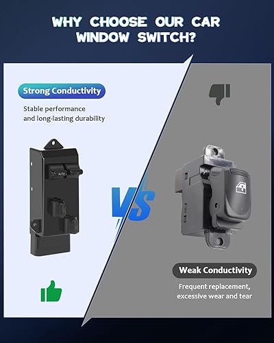Miniatura 6 de ECCPP Power Master - Interruptor de ventana para Chrysler Town & Country 1996-2000 - Interruptores de ventana eléctrica para Chrysler Town &