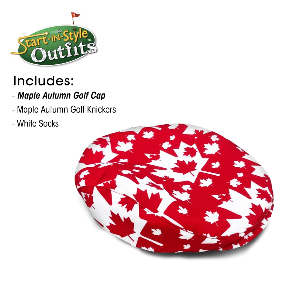 Golf Knickers Homeland Start-in-Style Traditional (Plus Fours) Outfit for Men - Maple Autumn - Size 34