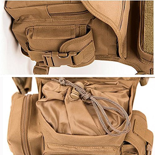 A.b Crew Waterproof Tactical Drop Leg Bag With Water Bottle Pouch Motorcycle Hiking Cycling Thigh Pack Waist Belt, Desert Python #TOP4