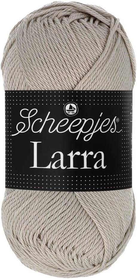 Scheepjes Larra 50 g (1.76 oz) Mercerized Cotton Yarn, White 07310