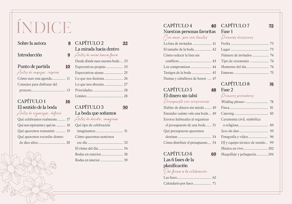 My wedding planner: Agenda para una boda de ensueño (No ficción)