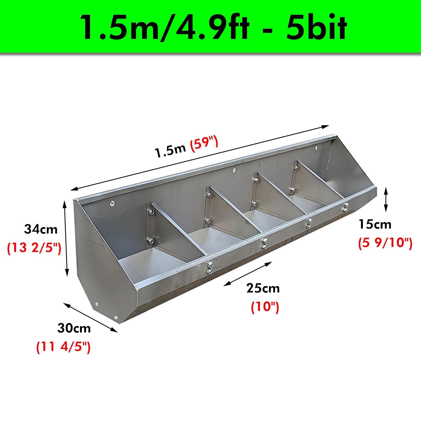 Futtertröge für Nutztiere/Schweinehaltung/Ställe/Bauernhöfe, lang 70 90 120 150 180 cm 2 m Schweinefutter- und Heufuttertrog, robuster Geflügel- und Schweinetrog, leicht zu reinigen (Size_NA