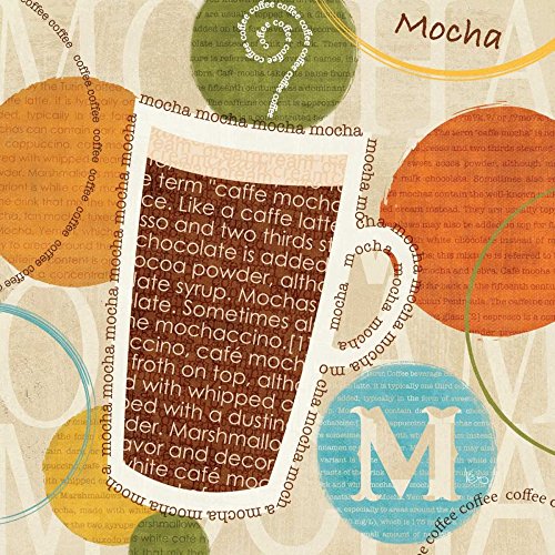 ArtExpert All About Coffee Iv by Veronique Charron - 12x12 Art Print Poster