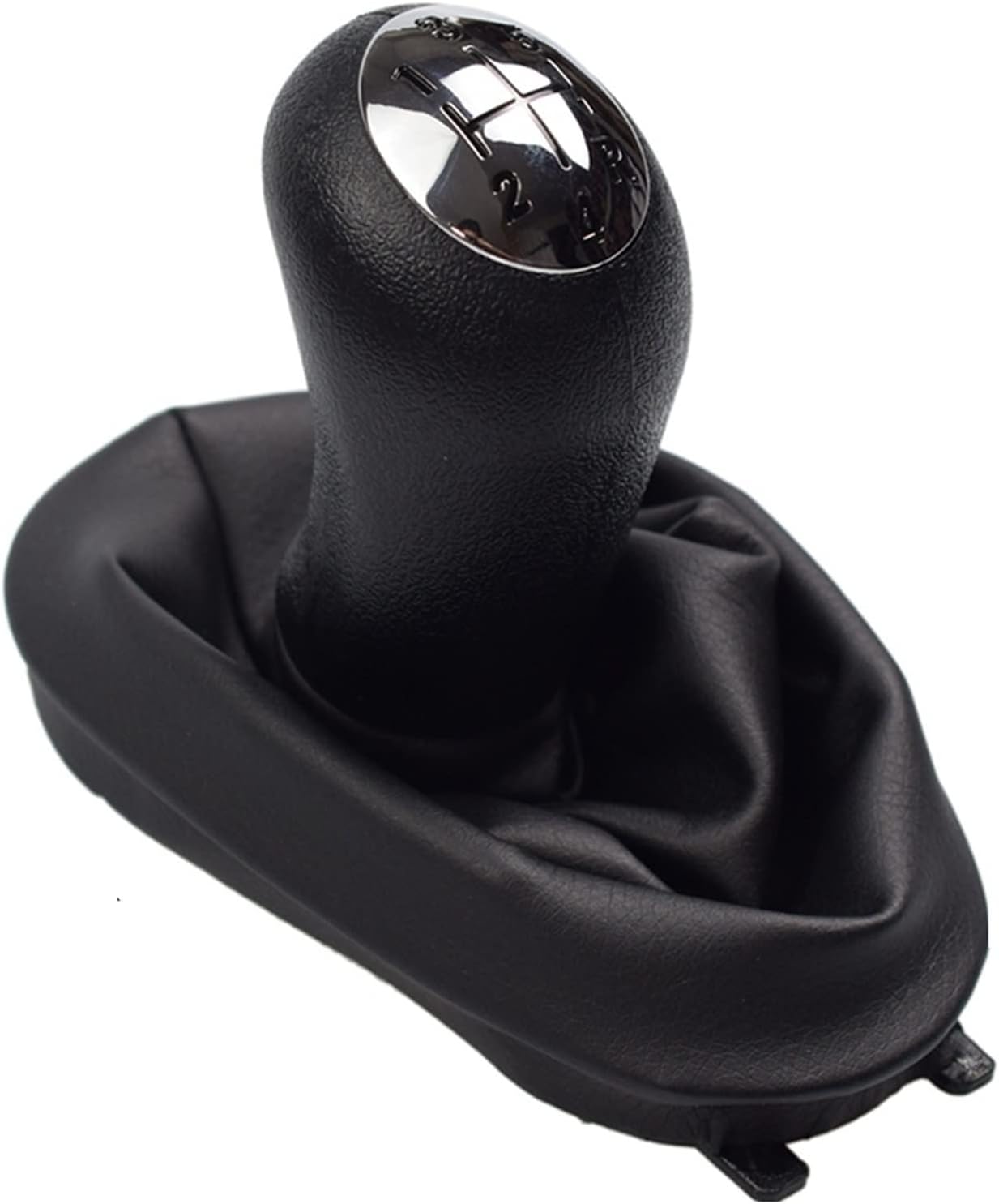 Auto Gear Shift Knob Head for for Clio 2 II for Clio 3 III Replacement for Megane 2 II for Scenic 2 II for Kangoo 5 Speed Maunal Car Gear Shift Knob Lever with Boot Cover Gear Stick Shift Knob