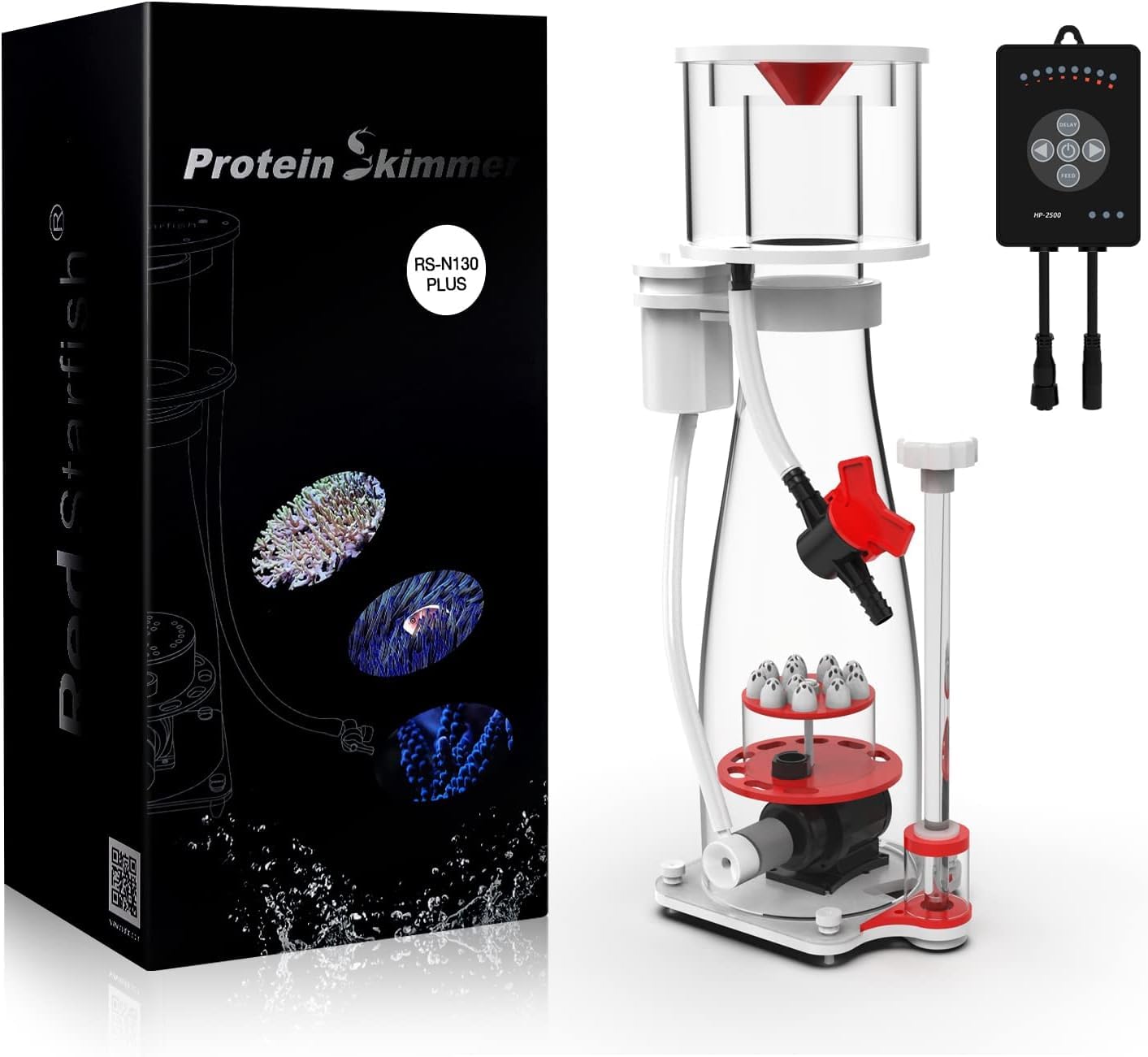MagTool Écumeur de Protéines pour Aquarium, Skimmer DC avec Pompe à Roue à Aiguilles Réglable, pour Aquarium Récifal 105–135Gal (N130 Plus)