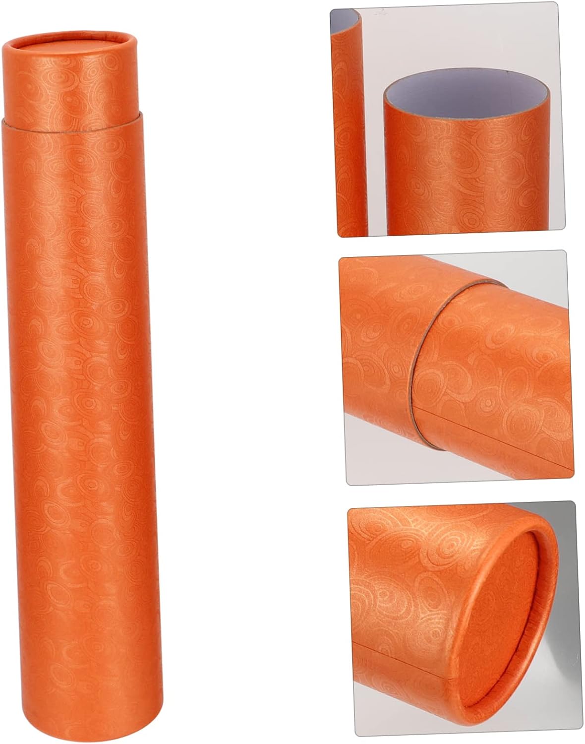 HOMSFOU Expandable Poster Tube for Artworks and Documents Portable Art Storage Tube Blue Suitable for Artists and Designers for Mailing and Storage