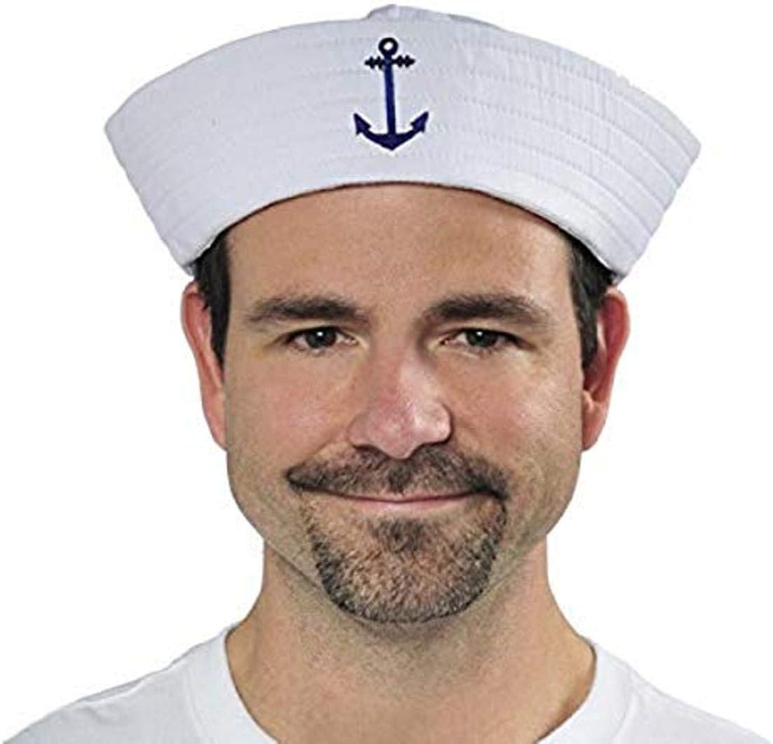 Set Sail in White Sailor Hats - 3-Pack | Perfect for Nautical Dress-Up & Theme Parties