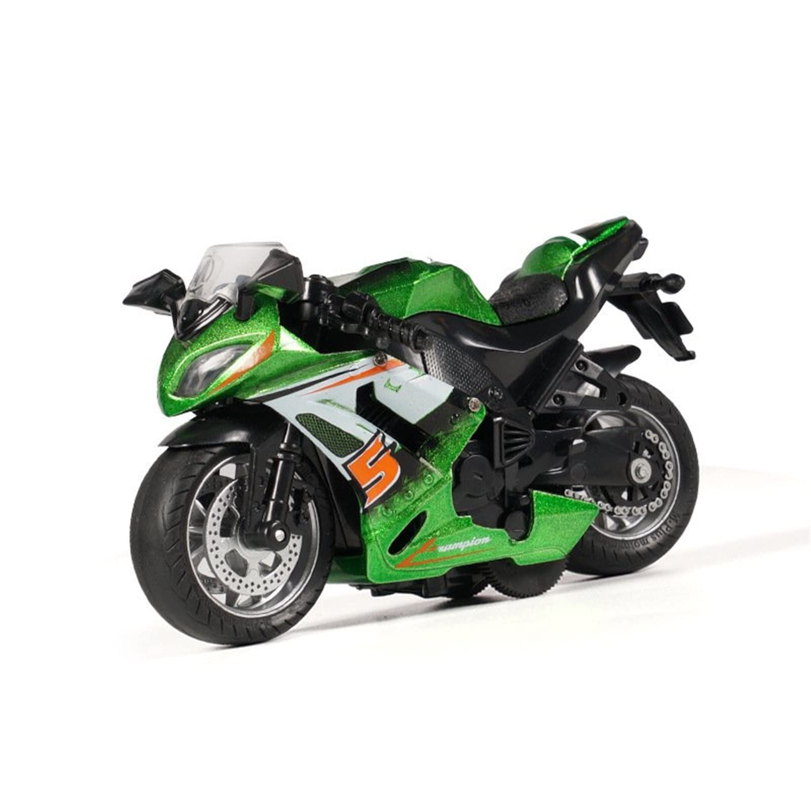 Moto Kawasaki version Q verte, l'objet déco idéal pour combler un espace vide