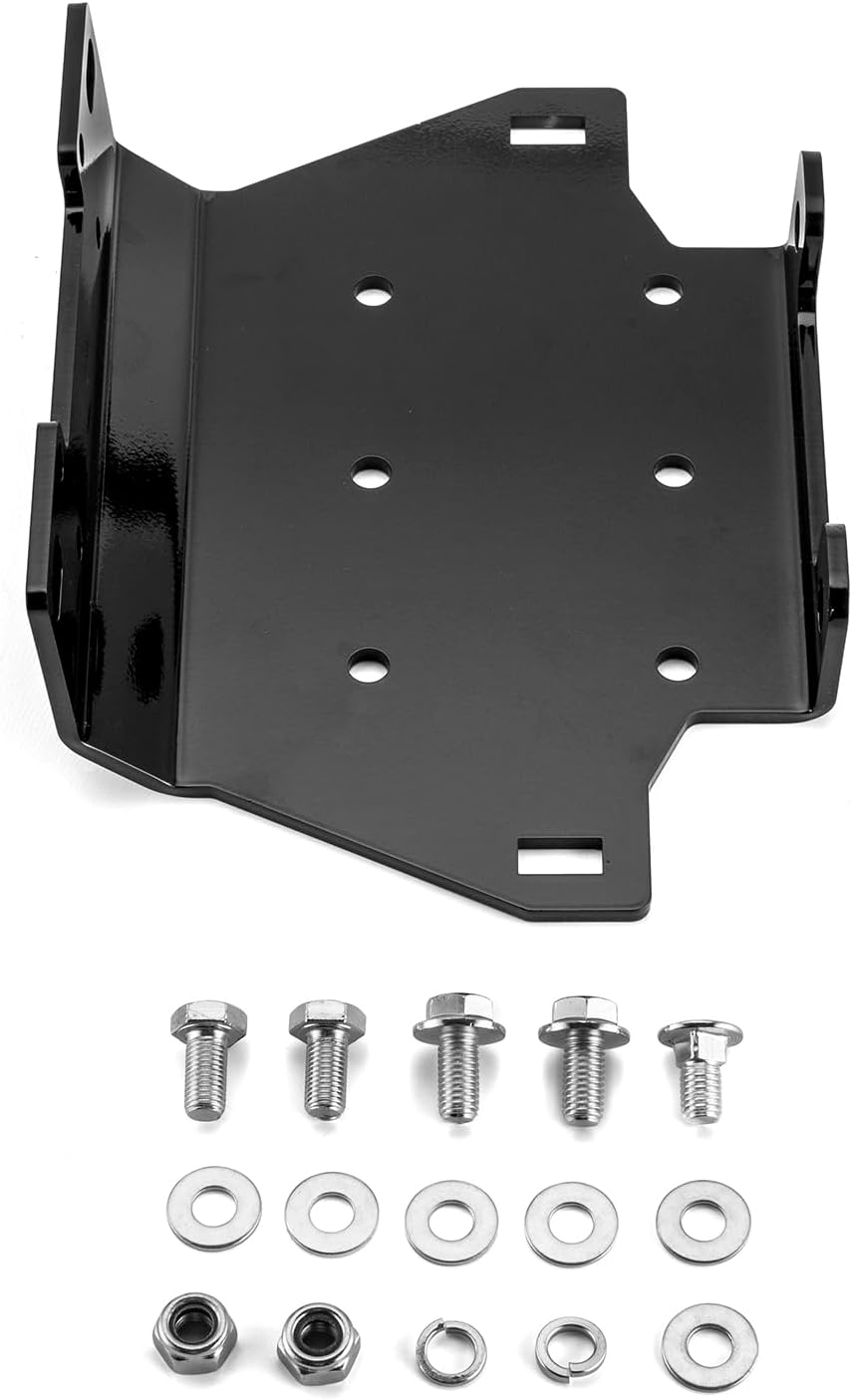 WeiSen Winch Mounting Plate Bracket Kit Compatible with Yamaha Grizzly 550 700 2007-2015