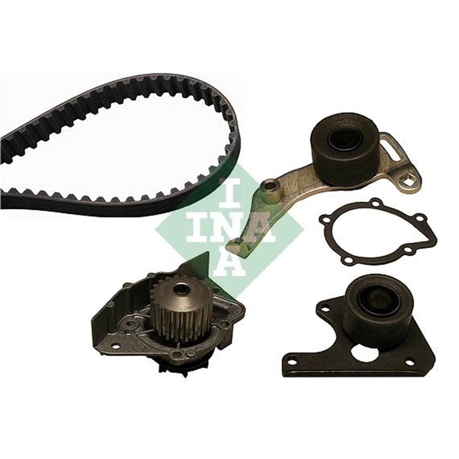 INA 530 0096 30 Bomba de agua + kit de correa de distribución Número de dientes: 20 34 mm Compatible con CITROËN Berlingo/Berlingo First I MF, GJK, GFK, PEUGEOT 406 8B Partner I Combispace 5, G