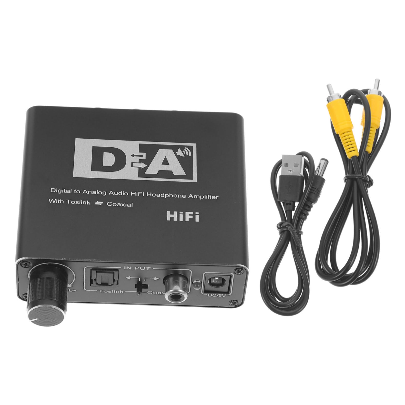 Convertitore Audio Digitale e Coassiale Adattatore Compatto Per Tv e Altoparlanti Per Migliorare Audio Perdita