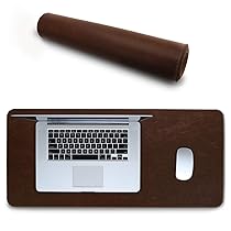 Londo Tappetino per il Mouse XL in Pelle, Esteso Tappetino da scrivania, Extra Grandi, XL Tappetini Mouse Pad