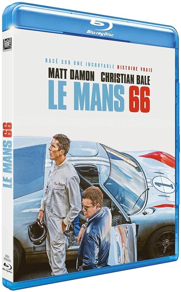 Le Mans 66 - Blu-Ray avec Matt Damon et Christian Bale