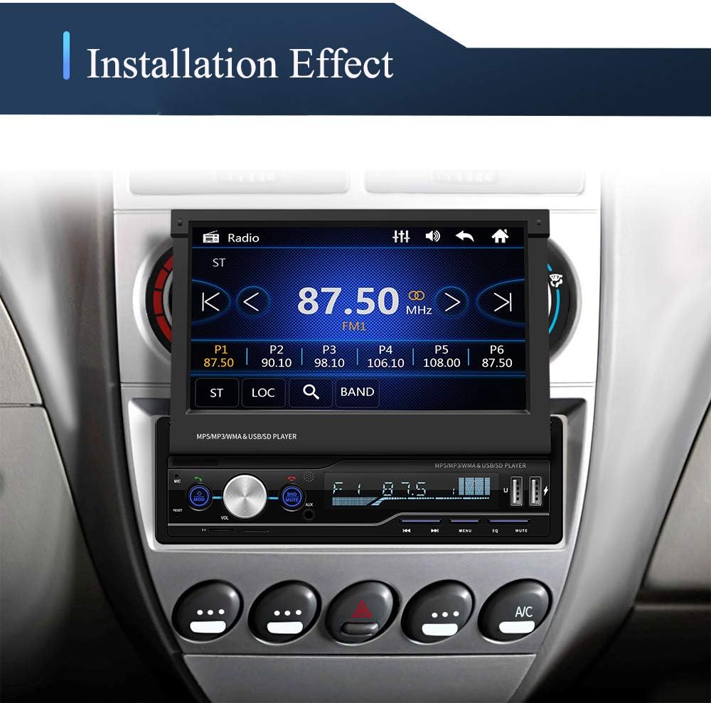 XISEDO CS-HY016 Car Stereo installed in a vehicle dashboard