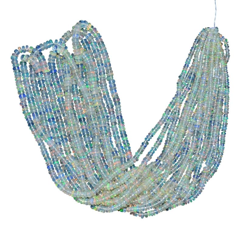 Perles opale éthiopienne pour fabrication bijoux fil pierre naturelle Welo