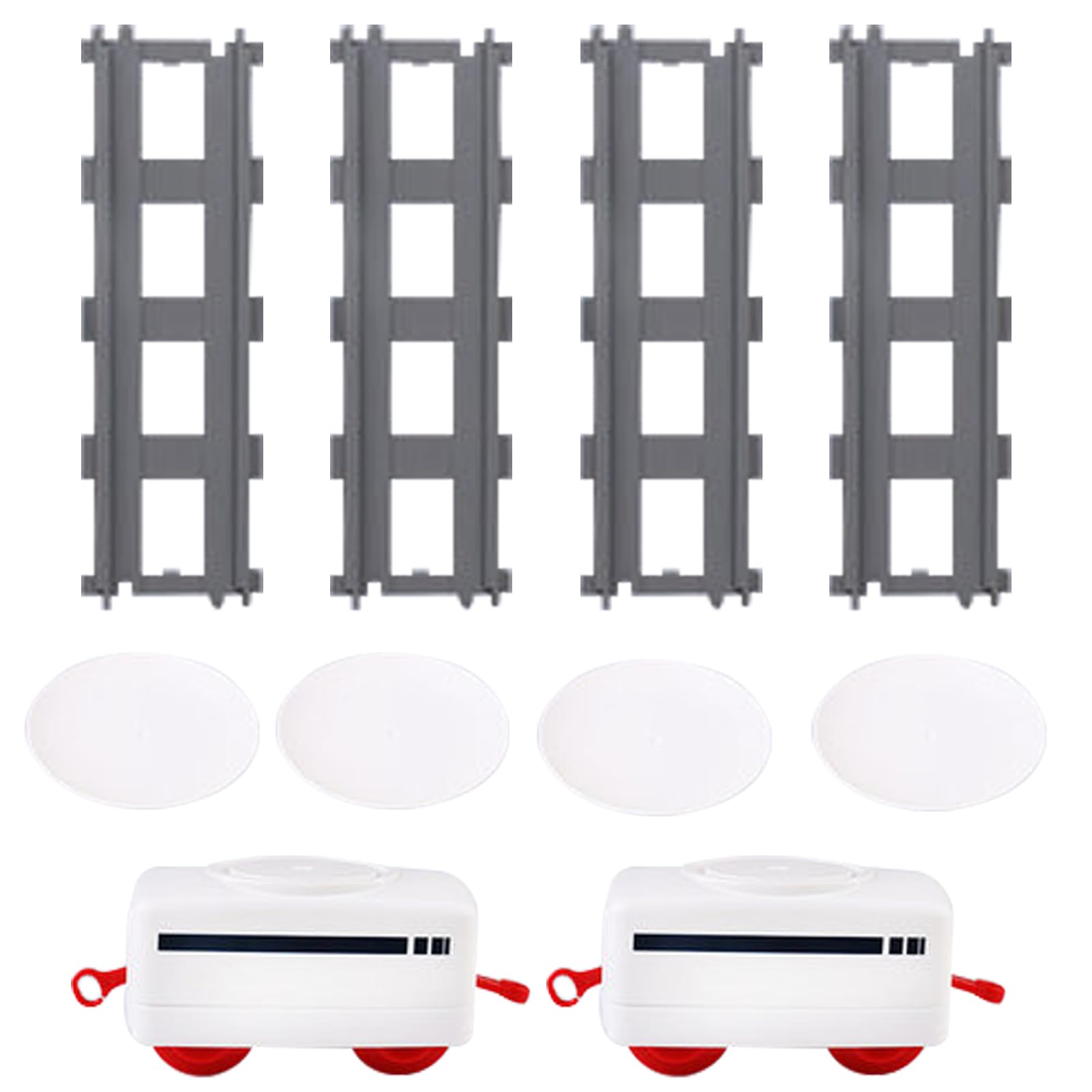 Sushi Train Toys- Battery Operated Rotating Train Set With ABS Tracks, 6 Dishes 3 Carriages, Simulated Conveyor Belt Toy, Easy Assembly Kids Educational Toy | Learning Play For Children