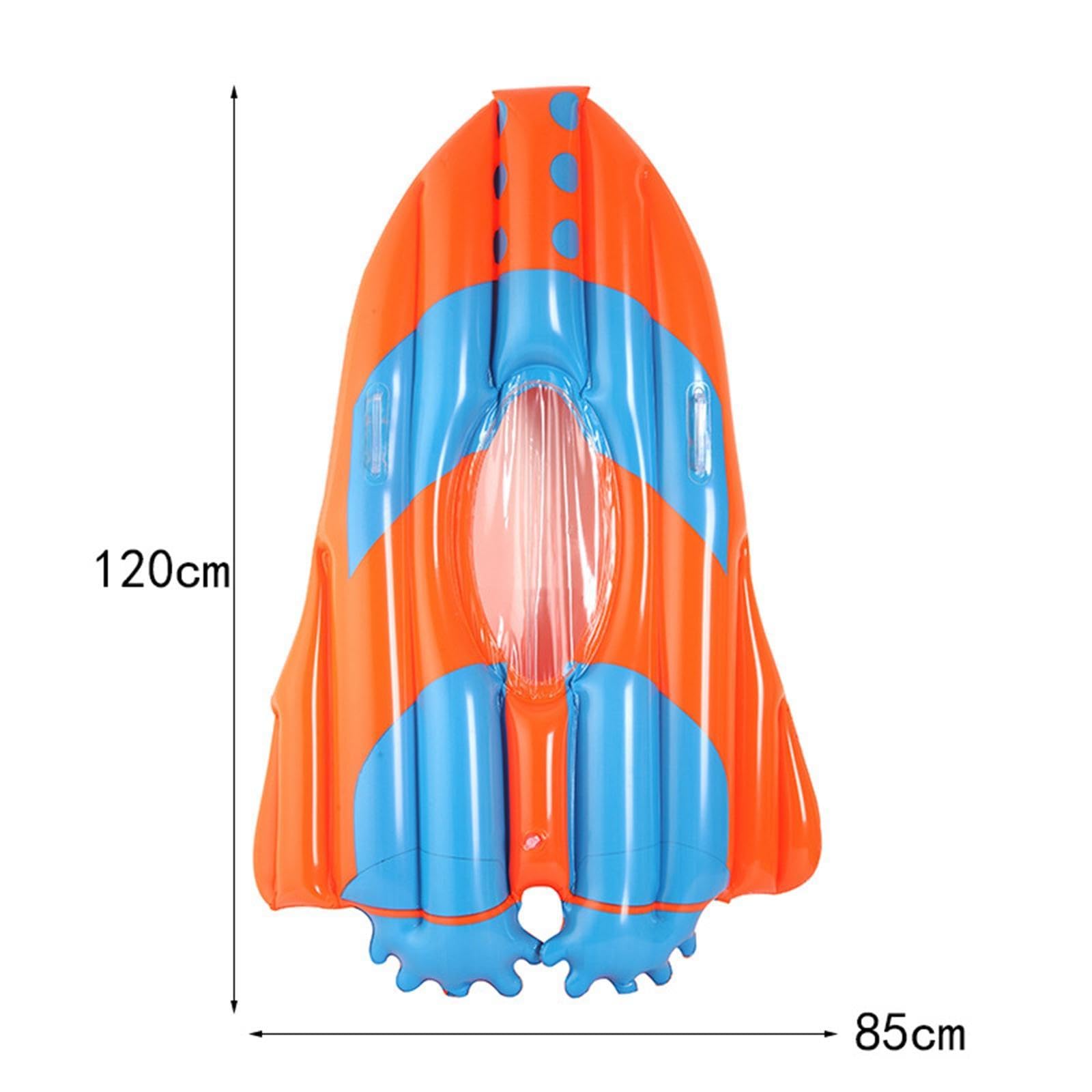 Wmqbjta Swimming Pool Board with Handles for Beach Inflatable Body Board