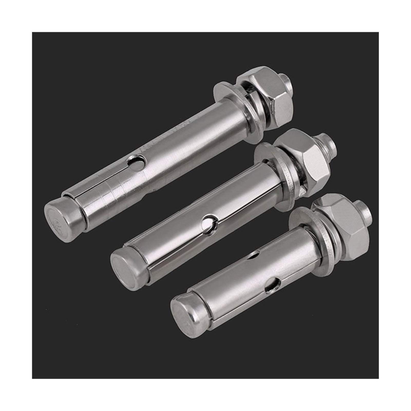 Taco expansor de metal, acero inoxidable 316 (100 mm)