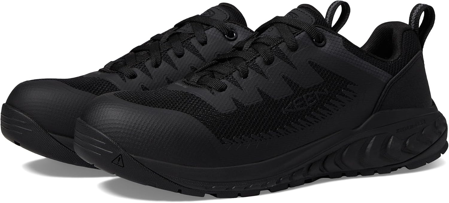 KEEN Utility Men's Arvada Low Height Composite Toe Breathable ESD Industrial Work Sneakers