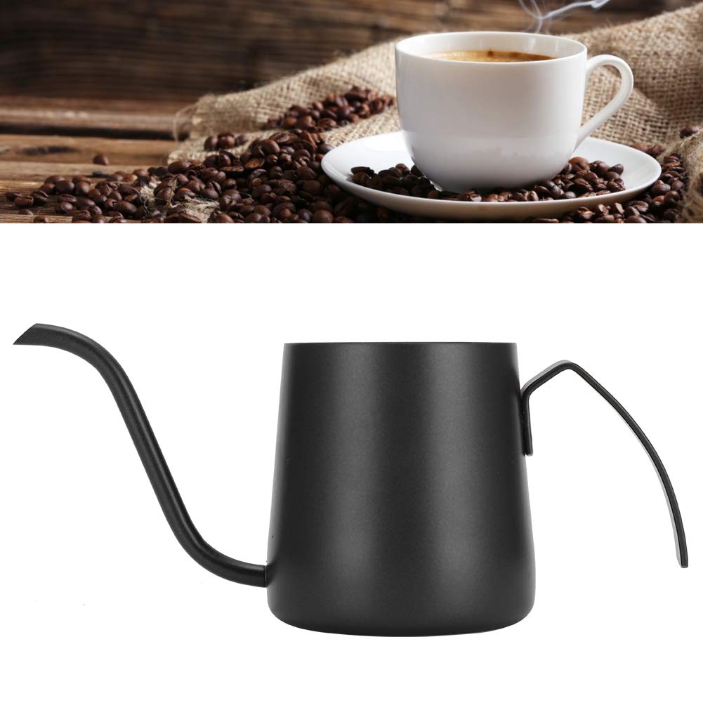 Bouilloire à café en acier inoxydable avec long bec verseur pour cuisine et bureau (#1 Bouilloire à café en acier inoxydable avec long bec verseur pour cuisine et bureau (#1