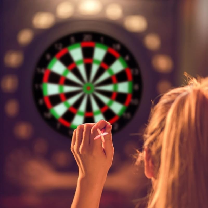 Bershaker 43cm Mágneses Darts Tábla 6 Nyíllal Otthonhoz és Partikhoz