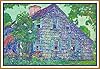 Orenco Originals Old House in East Hampton Long Island Childe Hassam Counted Cross Stitch Pattern #1