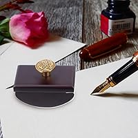 Vista 4 de Herramienta de absorción de tinta de madera con función de tinta de secado rápido para escritura y uso en oficina, portátil, de 1.96 pulgadas