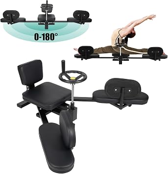 Leg Stretcher, 220lbs Leg Stretcher Machine Splits Machine Hip Stretching Machine for Flexibility Stretching Equipment Heavy Leg Stretching Training Machine for Home Gym Training Fitness