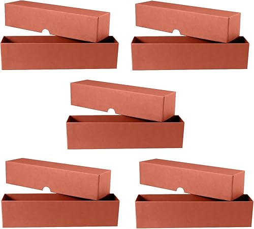 Miniatura 13 de Guardhouse Caja de almacenamiento de una fila de 9 pulgadas para monederos de papel y plástico de 2 pulgadas, paquete de 10 unidades, color rojo