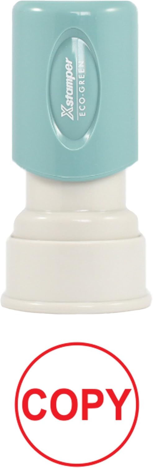 11407 Xstamper COPY in Circle Pre Inked Laser Engraved Rubber Stam